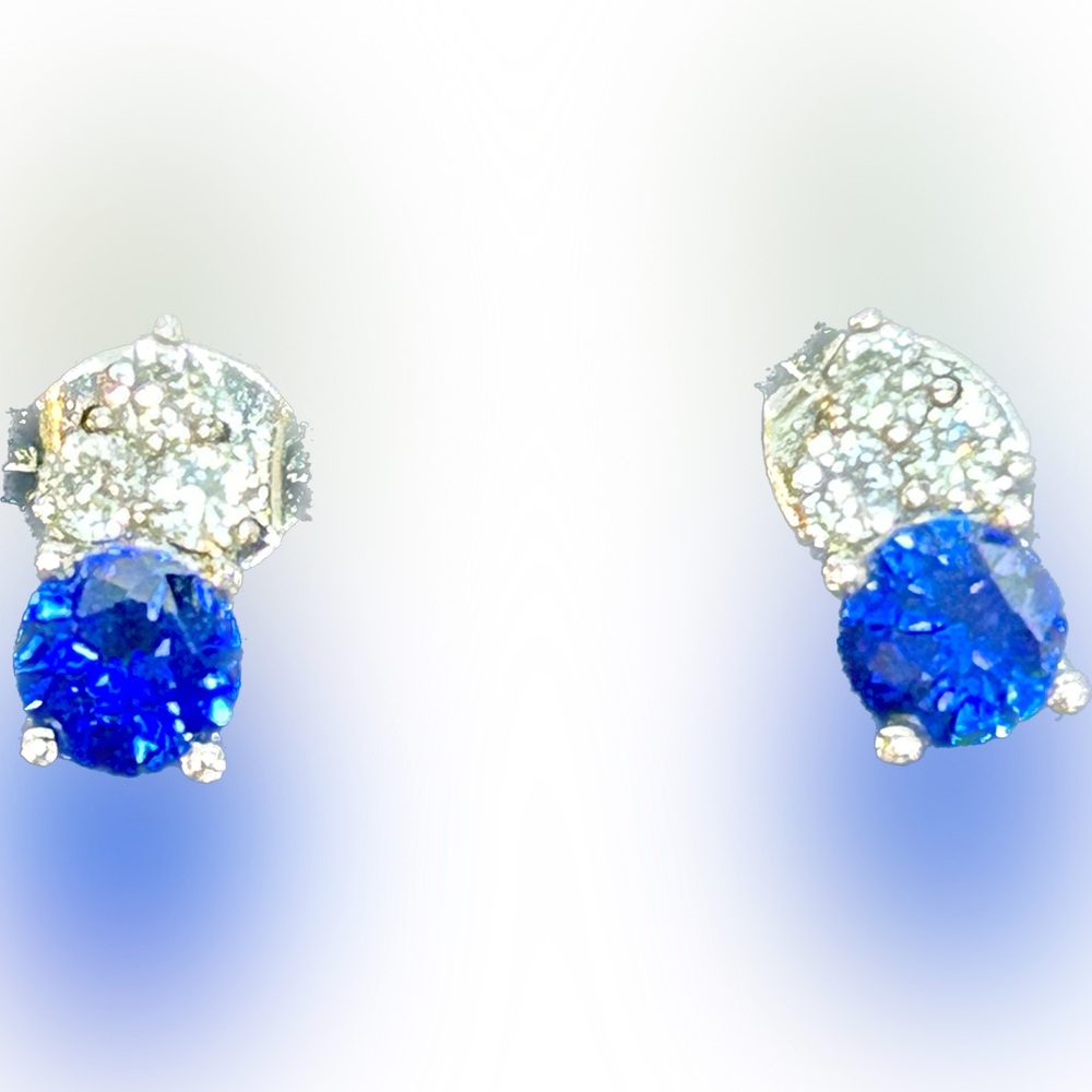Tiny Sapphire Earrings